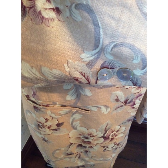 Vintage The Limited Two Piece Linen & Cotton Suit - Picture 7 of 8